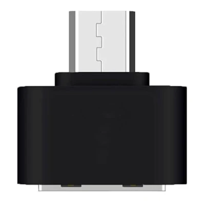 Image of Magnet, Micro to USB A Adapter OTG Compatible with Tablet, Smartphones and Peripherals (Black)