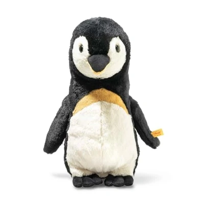 Image of Steiff Cuddly Toy Nala Penguin, Cute Stuffed with Plastic Eyes, Children, Boys &amp; Girls, Soft Friends, Plush 34 cm, Multi Colour, 062438