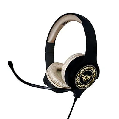 Image of OTL Technologies ZD0815 Zelda Crest Wired Interactive Study Headphones with Microphone