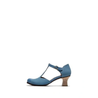Image of Fly London BEMI279FLY Mousse Leather Women&#039;s Heels Shoes