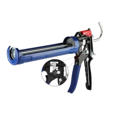 Image of WORKPRO Sealant Caulking Gun, 9:1 &amp; 18:1 Adjustable Thrust Ratio, for Applying 290 310 ml Cartridge Caulks, Sealants, Silicones, Adhesives