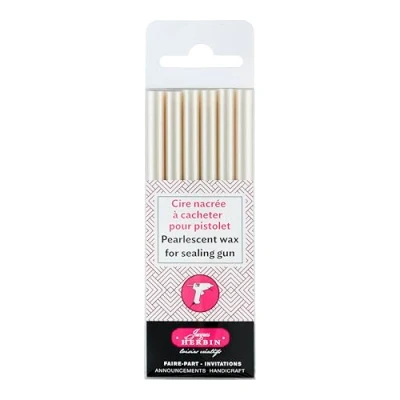Image of Herbin 35951T Pack of 6 sticks special wax for Guns, Ivory