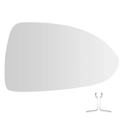 Image of SENZEAL Wing Mirror Glass Heated Right with Backing Plate for Vauxhall Corsa D 2006 2014 E 2020 UK Driver Side 1426558 (Right)