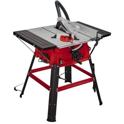 Image of Einhell 4340490 Bench type Circular Saw TC TS 2025/2 U (Maximum 2000 W, Blade with Height/Angle Adjustment Facility, Parallel Stop, Angle Stop +/ 60), 113.5 cm*89.6 cm*87.0 cm