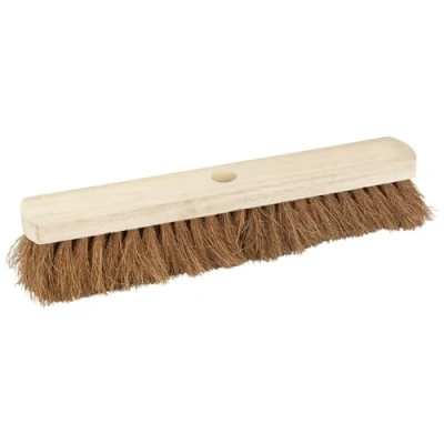 Image of Draper 450mm Gardening Soft Coco Broom Head Heavy Duty Garden Clean Hand Tool Sweeping Brush Outdoor and Indoor 43771