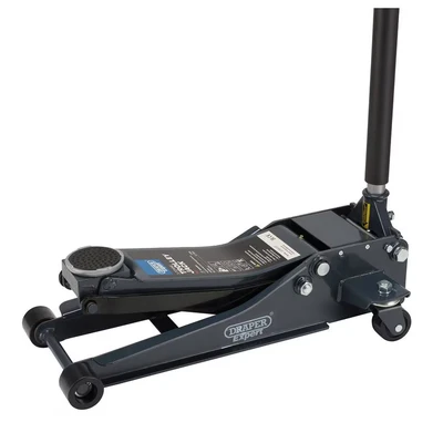 Image of Draper Expert Professional Low Profile Garage Trolley Jack, 3 Tonne