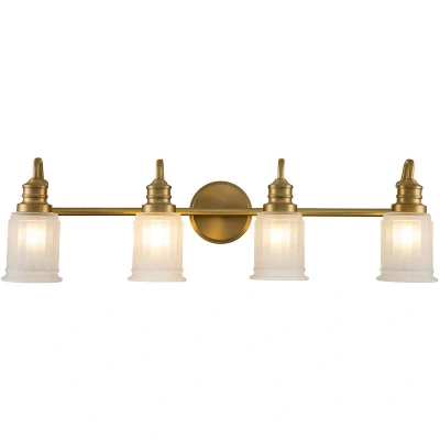 Image of Quoizel Swell Wall Lamp Brushed Brass, IP44