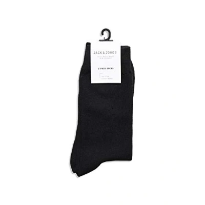 Image of JACK &amp; JONES Men&#039;s Jjjens Sock Chaussettes, Schwarz (Black), One Size