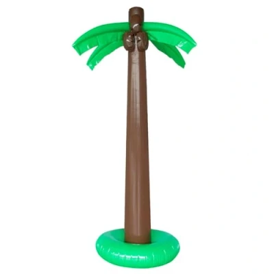 Image of Boland 52159 Inflatable Palm Tree, Size 180 cm, Decoration, Pool Party, Summer Festival, Theme Party