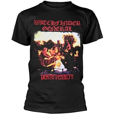 Image of Witchfinder General &#039;Death Penalty&#039; T Shirt (2 Extra Large) Black