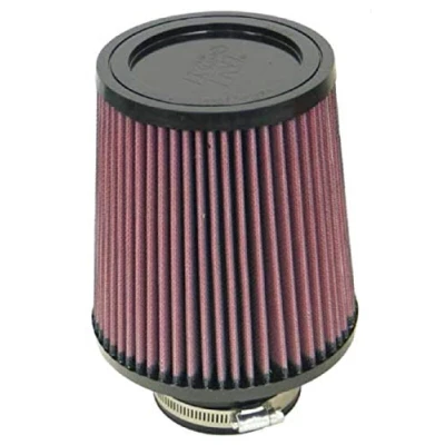 Image of K&amp;N Universal Clamp On Air Filter: High Performance, Premium, Washable, Replacement Flange Diameter: 3 In, Filter Height: 6.5 Length: 1.75 Shape: Round Tapered, RU 4730