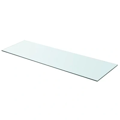 Image of vidaXL Shelf Panel Glass Sheet Plate Storage Cabinet Room Shelving Display Clear