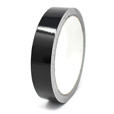 Image of 10 Metre Finest Folia Decorative Strips for Car, Motorcycle, Boat, Model Making, Choice of Colours, Strips, Side Adhesive (Glossy Black, mm Width)