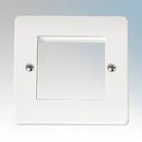 Image of CLICK Mode New Media CMA311 1 Gang Plate Twin Aperture