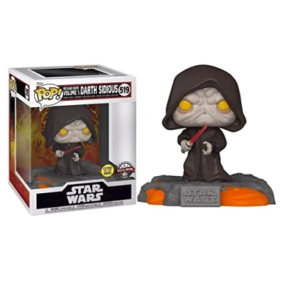 Image of Funko Star Wars POP! Deluxe Vinyl figurine Red Saber Series Volume 1: Darth Sidious 9 cm