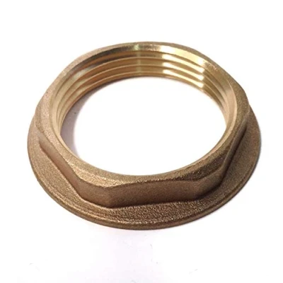 Image of 3/8 inch BSP Flanged Brass Backnut