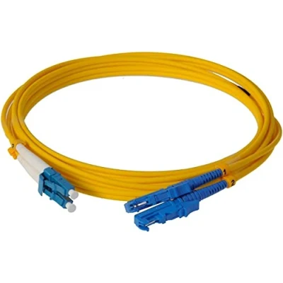 Image of CHB 3 Meter Duplex Fibre Optic Patch Cable SC LC FC E2000 APC UPC Single Mode OS2 9/125 Yellow Lead 2mm Fiber Patchcord (LC/UPC E2000/UPC)