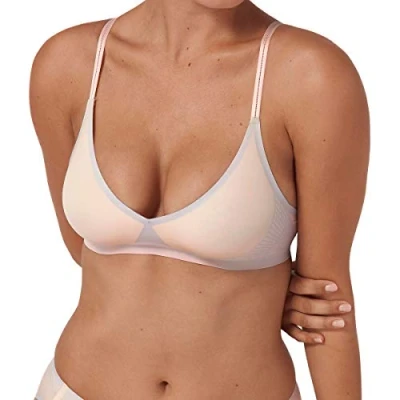 Image of sloggi Women&#039;s Body Adapt Soft Bra, Skin Light Combination, M+
