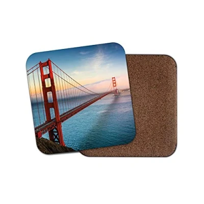 Image of 1 x Golden Gate Bridge Coaster USA America Travel San Francisco #8926