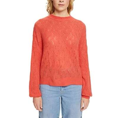 Image of edc by ESPRIT Women&#039;s 092cc1i312 Sweater, Orange, XL