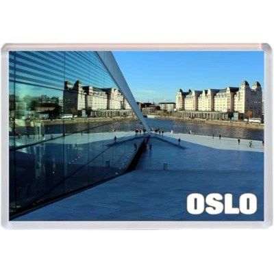 Image of Oslo Norway Jumbo Fridge Magnet 96 x 67mm BBSFHM1495