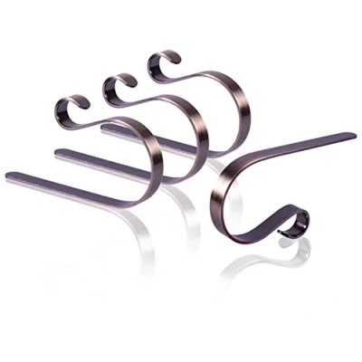Image of Set of 4 Christmas Stocking Holders. Hook, Hook.