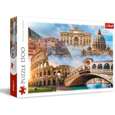 Image of TREFL 1500 el. elementów Ulubione miejsca Włochy [PUZZLE]
