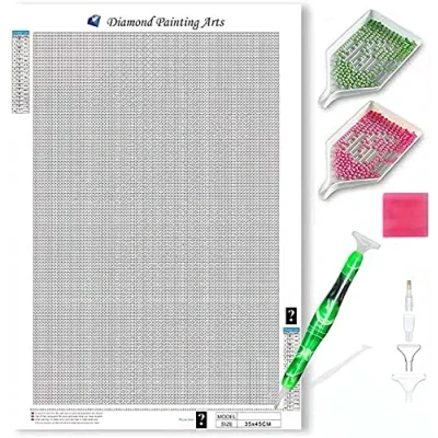 Image of Junfeng Mystery Diamond Painting Kits for Adult, Square Diamonds, Full Drill, DIY 5D Mysterious Pictures, Painting, Children&#039;s Art, Gift, Family Decoration, 35x45 cm