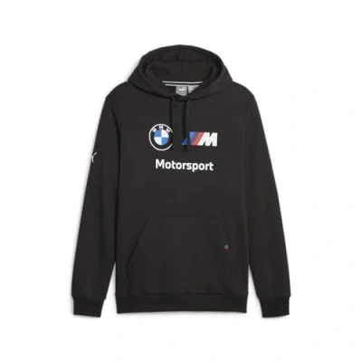 Image of PUMA Mens BMW M Motorsport Essentials Fleece Hoodie, Black ah23, XXL