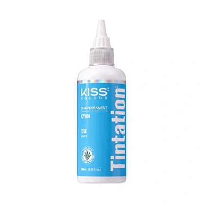 Image of Kiss Tintation Semi Permanent Hair Colour Cyan T220