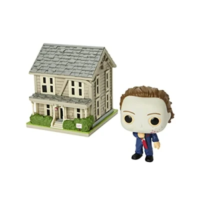Image of Funko Pop! Town Halloween Michael Myers with House Blood Splattered (Special Edition) #25