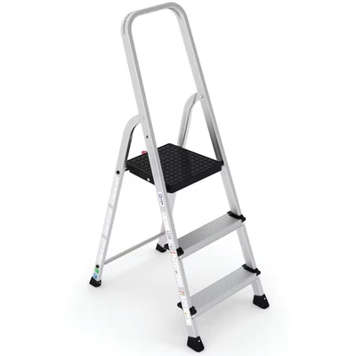 Image of Matlock MFP03 3 Tread Aluminium Folding Platform Steps