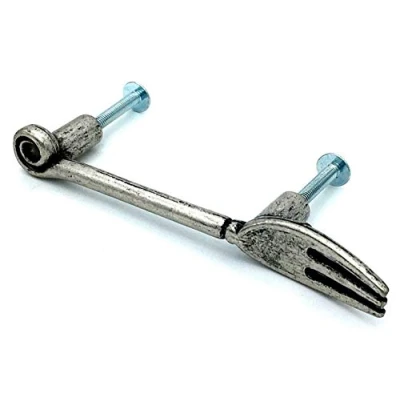 Image of 1 x Antique Silver/Pewter Effect 64mm Fork Handle Cupboard Pull by Swish.