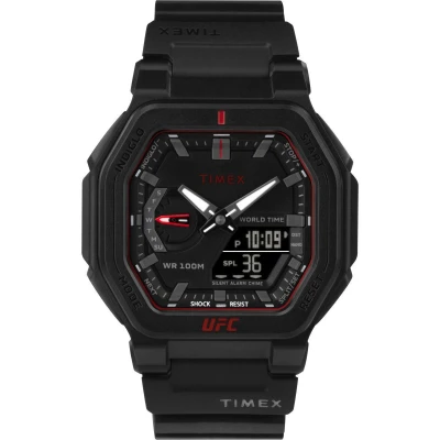 Image of Timex Ufc Strength Mens Black Watch TW2V55200 One Size