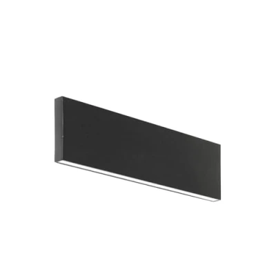 Image of LED Wall Light &#039;Ignazia&#039; dimmable (Modern) in Black Made of Metal for e.g. Living Room &amp; Dining (2 Sources,) from Lindby Lighting, lamp