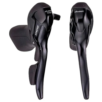 Image of Microshift Advent X Drop Bar Gear Lever Set 1 10 Speed Only Compatible with
