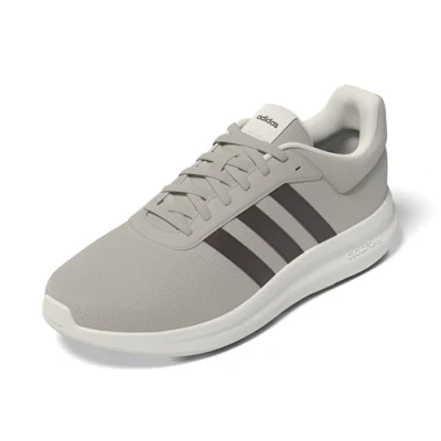 Image of adidas Men&#039;s LITE Racer 4.0 Shoes, Wonder Alumina/Shadow Brown/core White, 10 UK