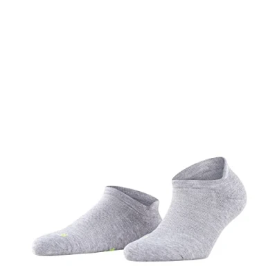 Image of FALKE Women&#039;s Cool Kick Sneaker W SN Soft Breathable Quick Drying Low Cut Plain 1 Pair Trainer Socks, Grey (Light 3400), 2.5 3.5
