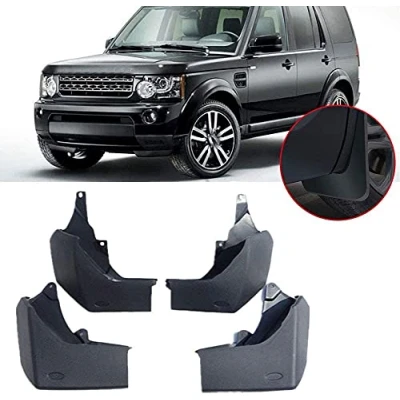 Image of 4 Pcs Car Molded Mud Flaps for Land Rover Discovery LR4 2010 2019, Mudflaps Guards Mudguards, Splash Front Rear ​Fender Styling Trim Replace Accessories