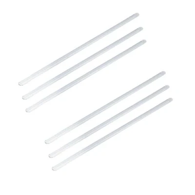 Image of Kabalo Set Of 6 Glass Stirring Stirrer Rods For Scientific Chemistry Laboratory Lab Use