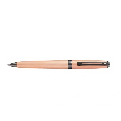 Image of Sheaffer Prelude Refillable Ballpoint Pen, Brushed Copper, Gunmetal Tone PVD Trim
