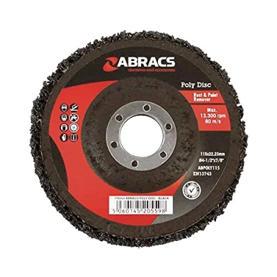 Image of Abracs ABPOLY115 Poly Disc For Rust And Paint Removal Black 115mm, 0 V, Multicoloured