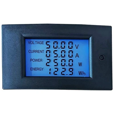 Image of Buwei 20A DC 7.5 100V Digital LCD Voltmeter Ammeter Wattmeter Power Energy Meter Volt kwh Watt Amp