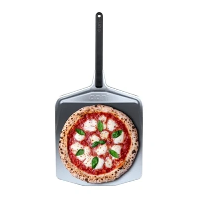 Image of Ooni 12 Metal Pizza Peel Inch, Spatula Paddle, Lightweight Turning with Long Handle, Oven Accessories, Tools, Rectangle Turner
