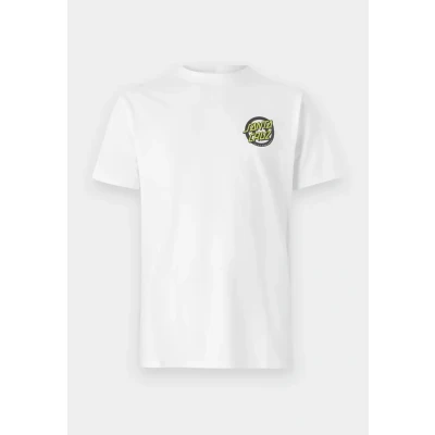 Image of Santa Cruz Roskopp Screaming Target Unisex Print Tshirt, Size: Small, White