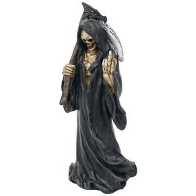 Image of Nemesis Now Death Wish 22cm Figurine, Resin, Black