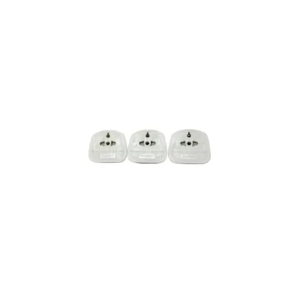 Image of EUROPEAN TO UK TRAVEL ADAPTER, 2 3 PIN PLUG/ADOPTER ADAPTOR PACK OF