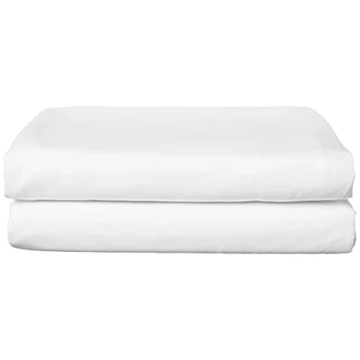Image of Elegant Comfort Premium Hotel Quality 1 Piece Flat Sheet, Luxury &amp; Softest 1500 Thread Count Egyptian Bedding Wrinkle, Stain and Fade Resistant, Queen, White