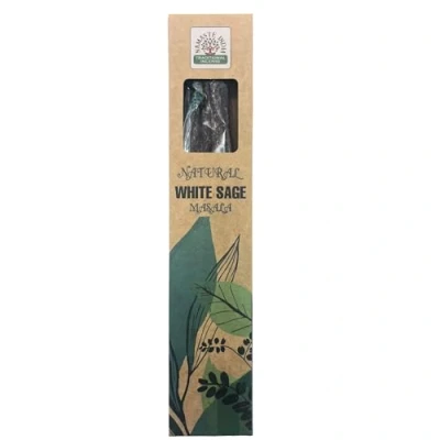 Image of Natural Botanical Masala Incense Sticks White Sage
