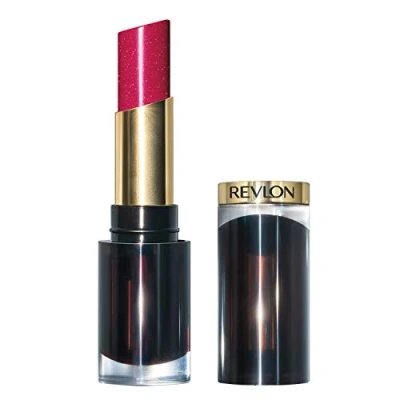 Image of Revlon Super Lustrous Glass Shine Lipstick, Flawless Moisturizing Lip Color with Aloe, Hyaluronic Acid and Rose Quartz, Love Is On (017)